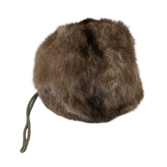 GIRLS vintage tan mink fur muff - Picture 5 of 6